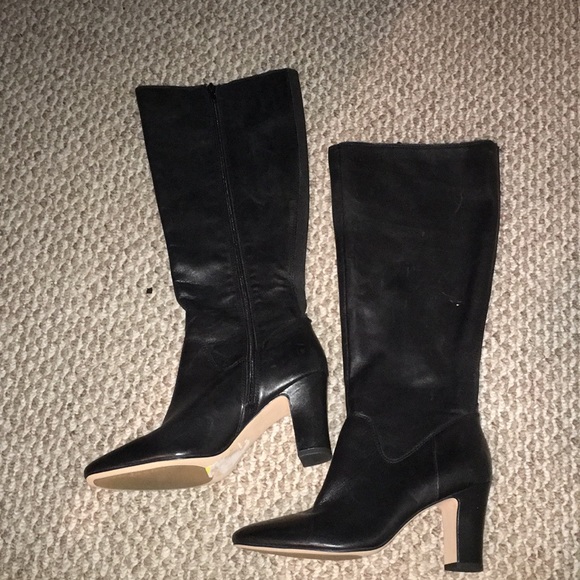 Corso Como real leather wide calf NWT knee high BOOTS